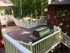 Minesinger's Deck After Painting Railings & Staining Deck Using Sherwin Williams Products